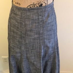 Dressbarn grey full skirt